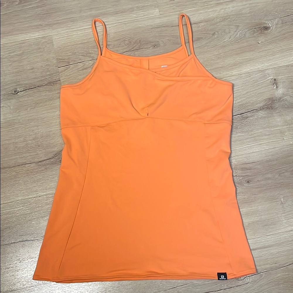 Salomon Acti‎ Lite Orange Tank Top. Size S. GUC.